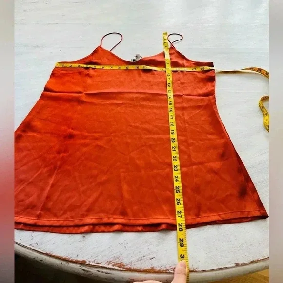 Daya by Zendaya Satin Slip Top in Copper Size XL $49 - Picture 6 of 7